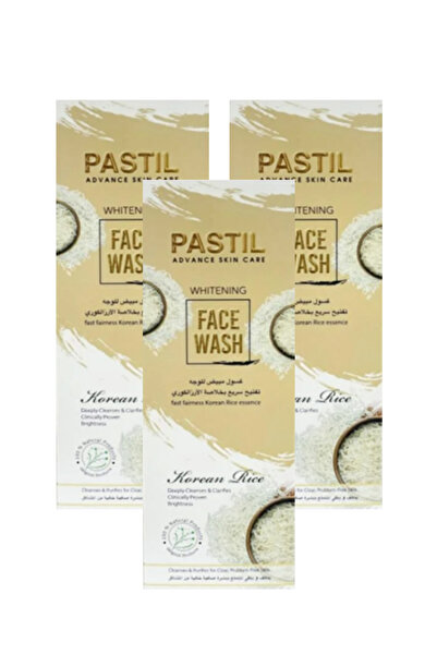 PASTIL غسول مبيض للوجه تفتيح سريع بخلاصة الأرز الكوري من باستيل 3 حبه