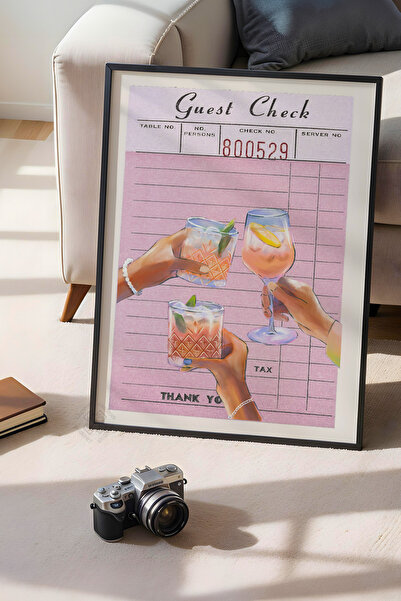 Basquiart Poster cu ramă neagră din seria Lucky You, decor de perete nr:51