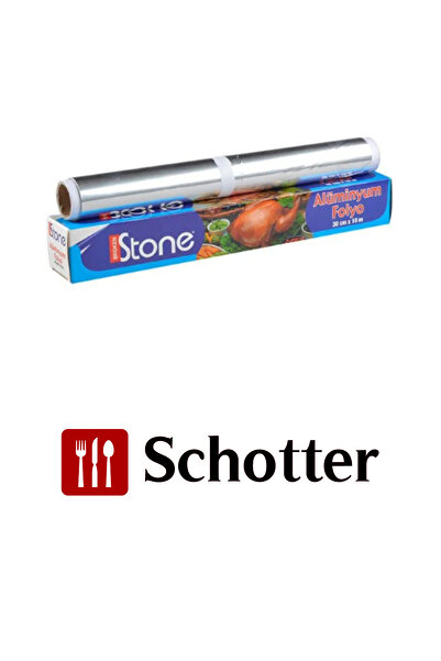 Broken Stone Alüminyum Folyo – 30 cm x 10 m – 10Mic.