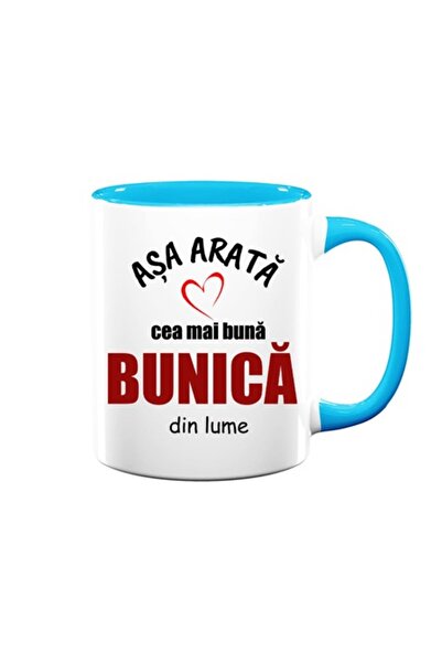 OEM Cană personalizată pentru bunică cu mesajul: „Așa arată cea mai bună bunică din lume”, Betapr