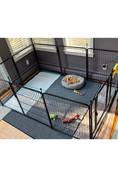 Martin Velo Sport Tarc pentru caini, 8 elemente, 68 x 80 cm, metal, Negru, large 32