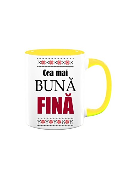 OEM Cană personalizată pentru Fina cu mesajul „Cea mai bună Fina”, motive tra...