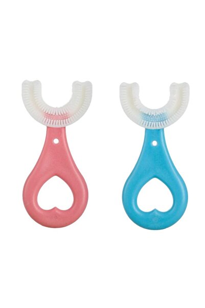 None فرشاة أسنان للأطفال على شكل حرف U