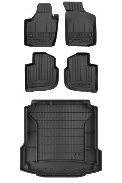 Other SET covorașe cauciuc 3D Skoda Rapid LB 2012-2019 bw