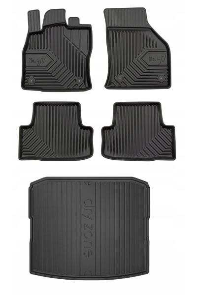 Other SET 77 Covorașe și preșuri din cauciuc Skoda Karoq din 2017-