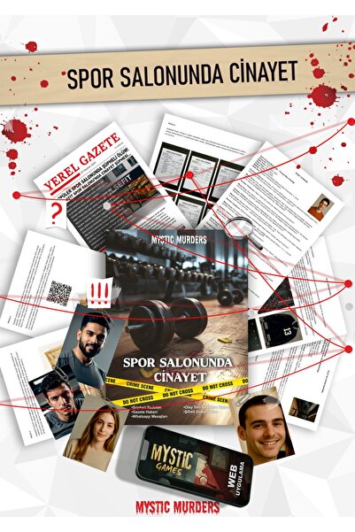 Planet Butik Dedektiflik Cinayet Çözme Oyunu-Spor Salonunda Cinayet