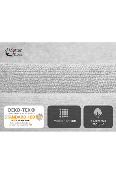cottonkoza tekstil örme san. ve tic. ltd. şti. Bath Towel Set of 2 Ultra 100% Cotton 70X140
