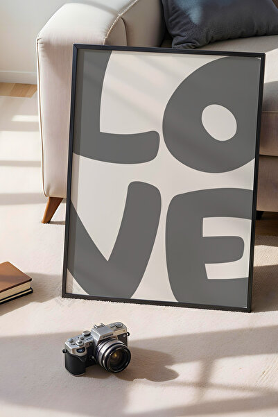 Basquiart Αφίσα της σειράς Lucky You με μαύρο πλαίσιο, διακοσμητικός πίνακας ...