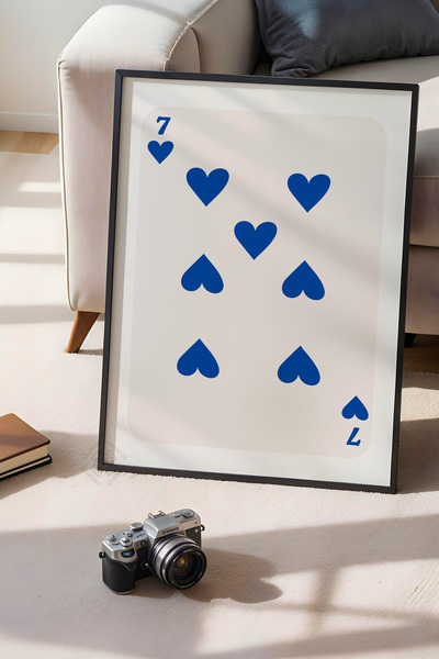 Basquiart Αφίσα της σειράς Lucky You με μαύρο πλαίσιο, διακοσμητικός πίνακας ...