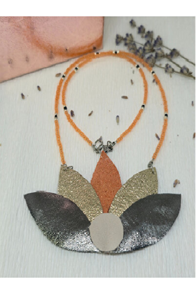 Amma Design Pandantiv handmade „Golden Sunset Lotus