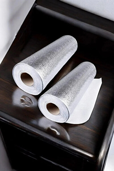 Panayır Home Multi-Purpose Metallized Shelf Cover Large Size 45 cm X 3 Meters 1 Piece