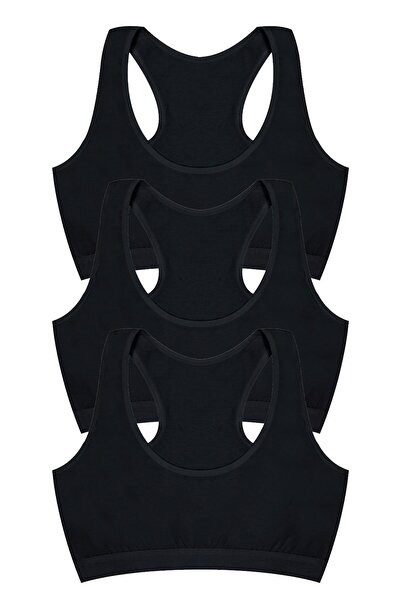 Öts Κοριτσίστικο μπουστάκι 3 τεμαχίων χωρίς επένδυση (96% βαμβάκι - 4% ελαστάνη)