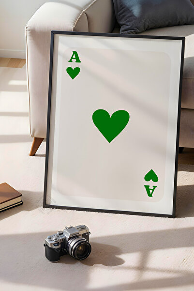 Basquiart Poster cu ramă neagră din seria Lucky You, decor de perete nr:138