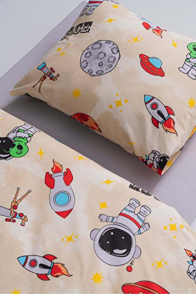 BELENAY HOME Astronaut 100% Cotton Duvet Cover Set