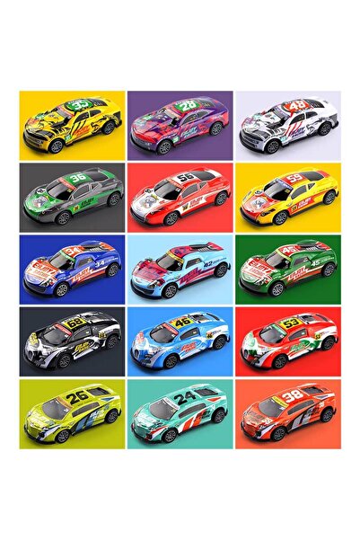Pitikot Set of 10 Alloy cars, scale 1:64, Multicolor Pitikot®