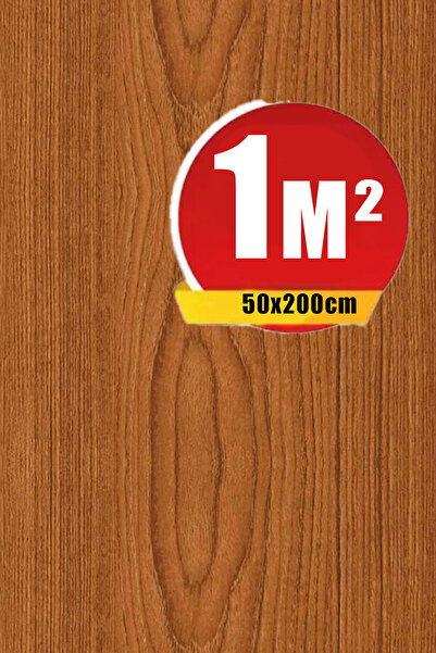 Bien Home Bien Exclusive (50CM X 2MT), 1 M² Cm Nepal Tik Renk Ahşap Ceviz Renler Yapışkanlı Folyo Kaplama Pvc