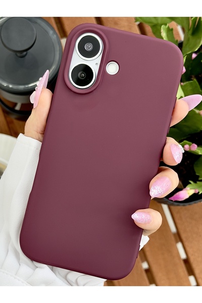 Go Aksesuar Iphone 17 Uyumlu Içi Kadife Leke Tutmaz Sıvı Silikon Lansman Kılıf