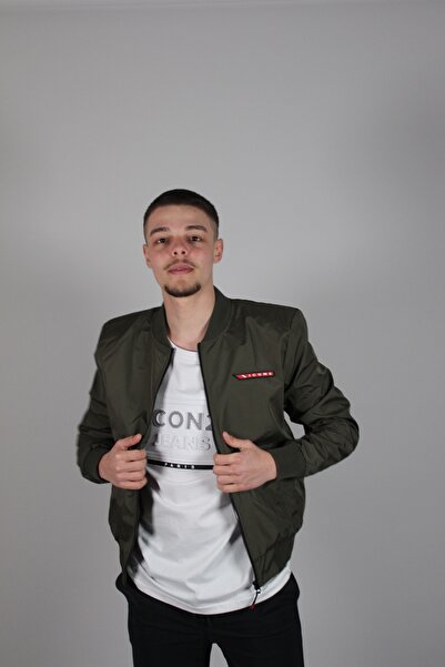 MARKATEM Waterproof, Water-Repellent, Tricolor, Lined Sportswear College Jacket