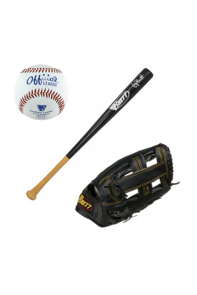 Other Set de baseball BRETT Senior Bată + Minge + Mănușă