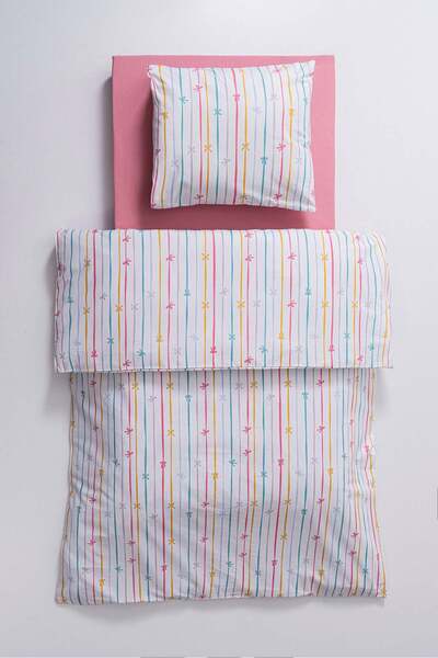 BELENAY Bow 100% Cotton Duvet Cover Set