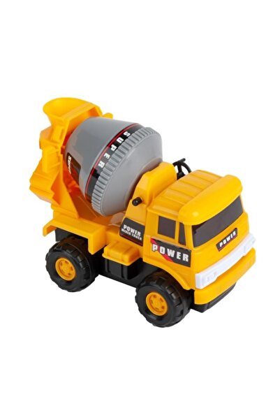 DavidaHome Camion, betoniera, aspect realist, galben cu gri, 36 luni+