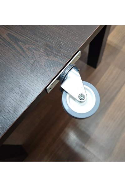 UYGUR TEKER A.Ş Furniture Wheel 18Mm-30Mm Threaded – Compatible with Tables, Cribs, Bookcases, Coffee Tables Threaded Wheel