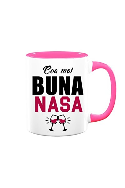 OEM Cană personalizată pentru Nașă cu mesajul: „Cea mai bună Nașă”, model din...