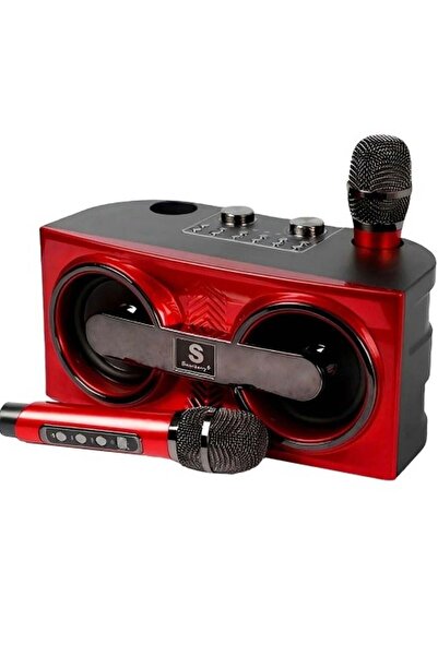 Generic مكبر صوت كاريوكي Smart Berry M25 مزود بميكروفون لاسلكي بتقنية البلوتوث