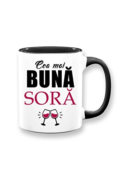 OEM Cană personalizată pentru soră cu mesajul „Cea mai bună soră”, model din ...