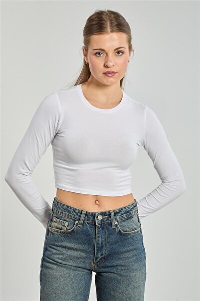 BARRELS AND OIL Women's Long Sleeve Bodysuit - White