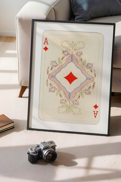 Basquiart Poster cu ramă neagră din seria Lucky You, decor de perete cu pictu...