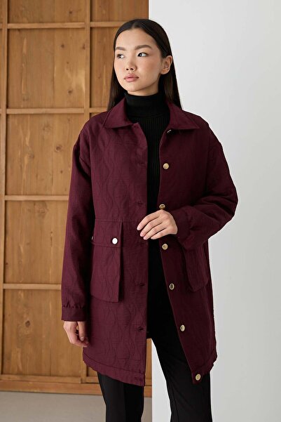 Rimel Moda Master Kapitone Kap Bordo