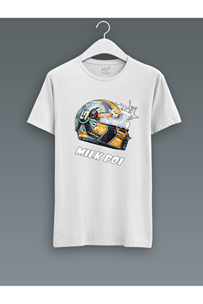 FNBX تي شيرت لاندو نوريس ميلك بوي كاسك