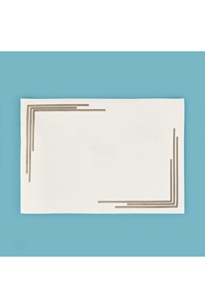 Evidea Kitchen Deri Amerikan Servis - Krem - 32x44 cm