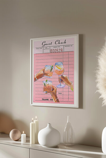 Basquiart Poster cu ramă albă din seria Lucky You, decor de perete nr:92