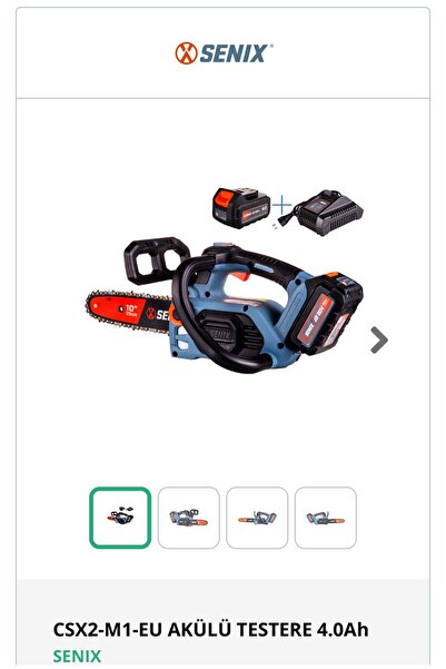 SENIX CSX2-M1-EU AKÜLÜ TESTERE 4.0Ah