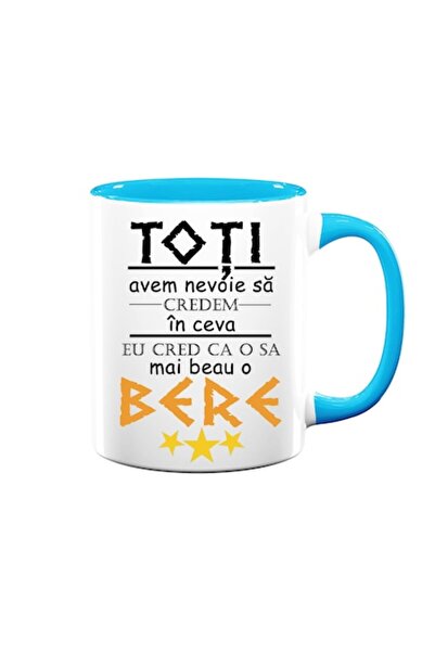 OEM Cană personalizată cu mesajul: „Toți trebuie să credem în ceva, cred că voi mai avea o albină”