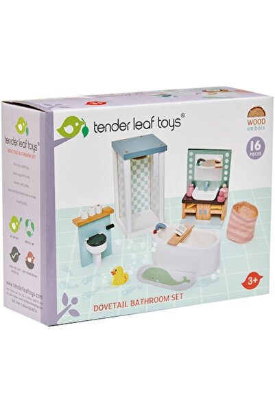 Tender Leaf Toys Set de mobilier din lemn - îmbinare în coadă de rândunică, b...