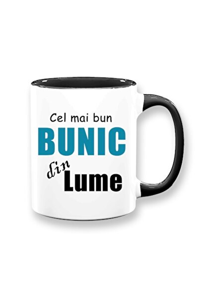 OEM Cană personalizată pentru bunic cu mesajul: „Cel mai bun bunic din lume”,...