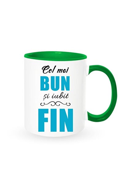 OEM Cană personalizată pentru fin cu mesajul „Cel mai bun și mai iubit fin”, ...