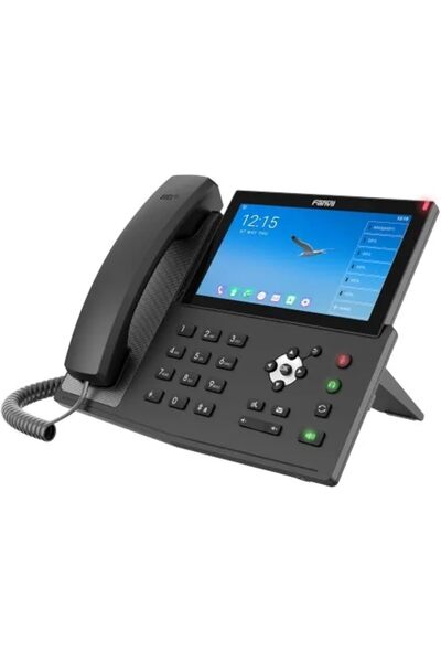 Fanvil هاتف VoIP X7A يعمل بنظام Android، شاشة لمس ملونة مقاس 7 بوصات، 20 خط S...