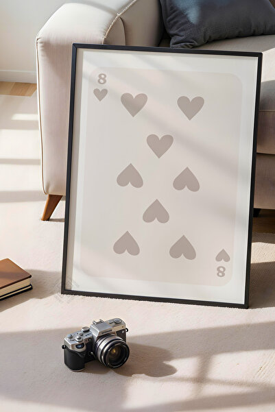 Basquiart Poster cu ramă neagră din seria Lucky You, decor de perete nr:22