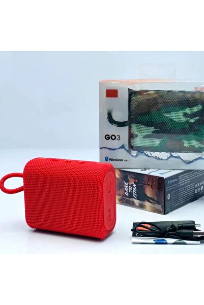 RTG GO 3 Bluetooth Hoparlör USB SD Kart Aux Girişli Speaker