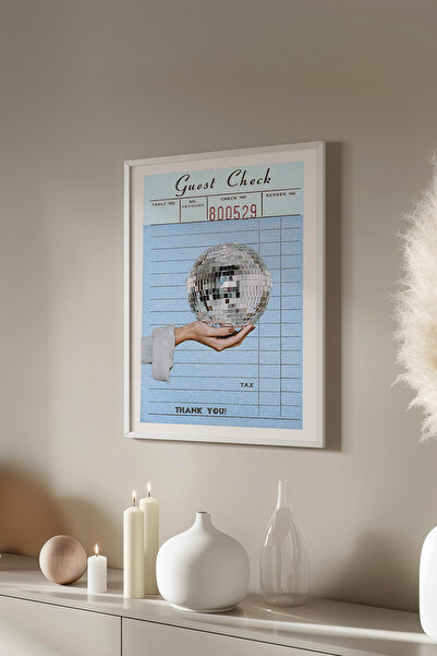 Basquiart Poster cu ramă albă din seria Lucky You, decor de perete nr:31