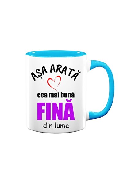 OEM Cană personalizată pentru fină cu mesajul: „Așa arată cea mai bună fină din lume”