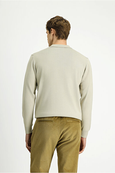 Kiğılı Polo Neck Regular Fit Wool Knitwear Sweater