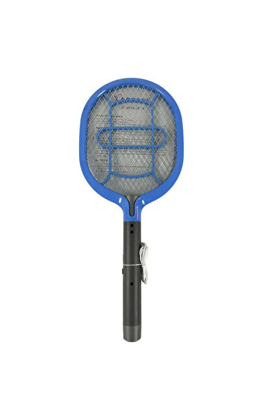 GECKO مضرب البعوض الكهربائي USB مع ضوء LED - أزرق