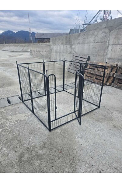 Martin Velo Sport Tarc pentru caini, 8 elemente, 68 x 100 cm, metal, Negru, extra large 40