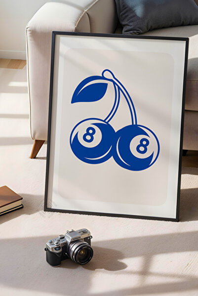 Basquiart Poster cu ramă neagră din seria Lucky You, decor de perete nr:33