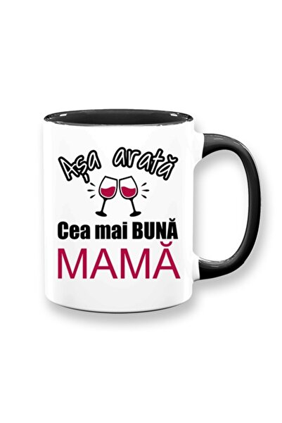 OEM Cană personalizată pentru mamă cu mesajul: „Așa arată cea mai bună mamă”,...